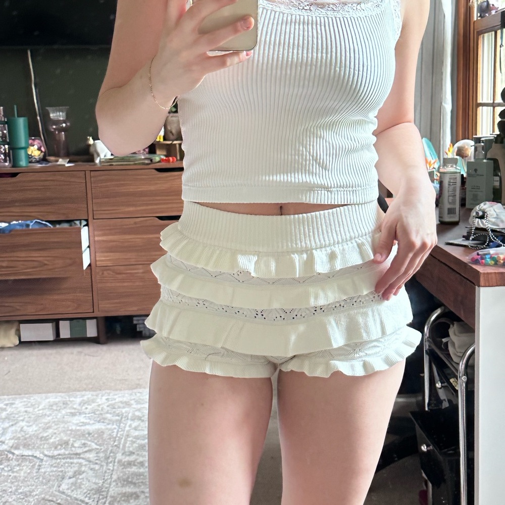 Ruffle shorts